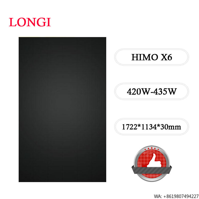 Longi Panel Lr5 - Panneau solaire Longi Hi-MO X6 Artist