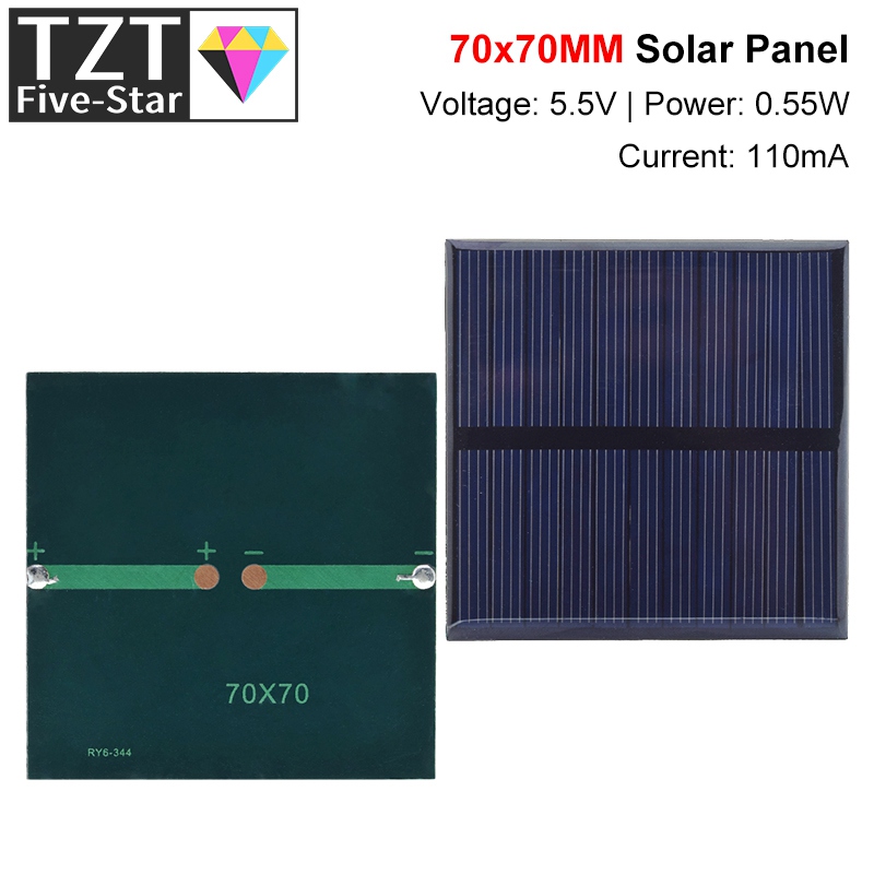 Jinko Solar Panel Cheetah - TZT 1/3 pièces 5.5V 110mA panneau
