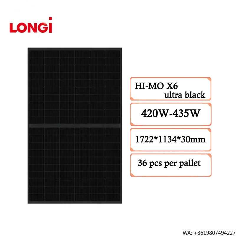 Longi Panel Lr5 - Panneau solaire Longi Hi-MO X6 Artist