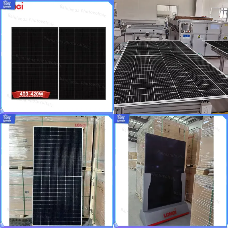 Longi Panel Lr5 - Panneau solaire monocristallin tout noir Longi