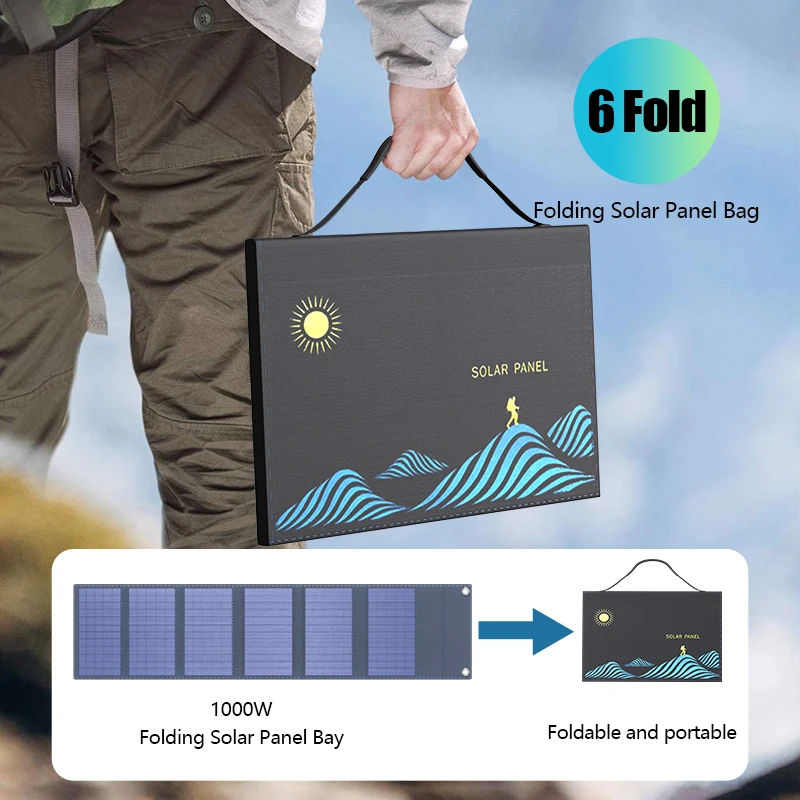 Jinko Solar Panel Cheetah - Panneau solaire pliable portable 1000W avec
