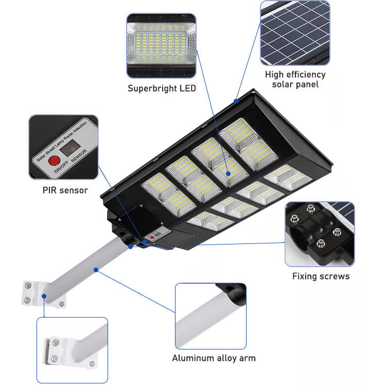 Excellent lampadaire solaire t - Solar Street Light Led avis et prix
