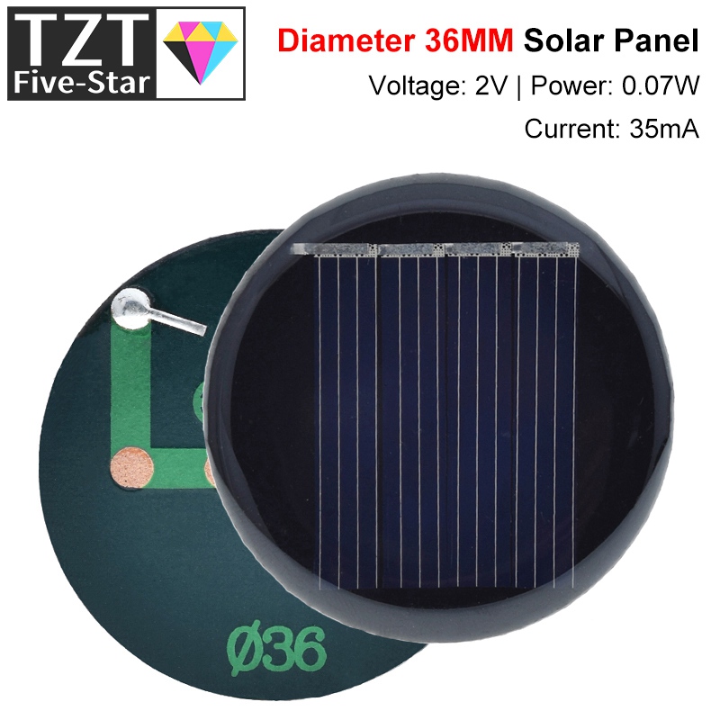 1/3/5 pièces 2V 35mA 0.07W D36 - Jinko Solar Panel Cheetah avis et prix