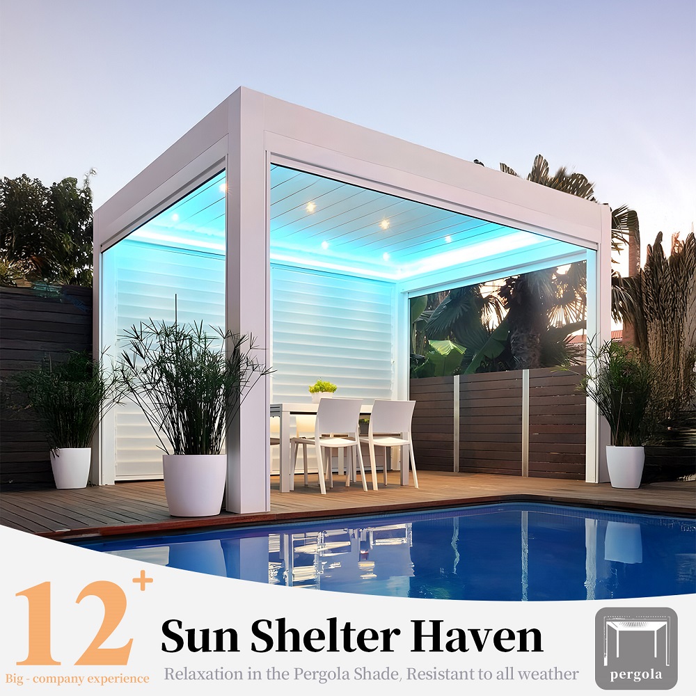 Pergola motorisée en aluminium - Renewable Energy Solutions avis et prix