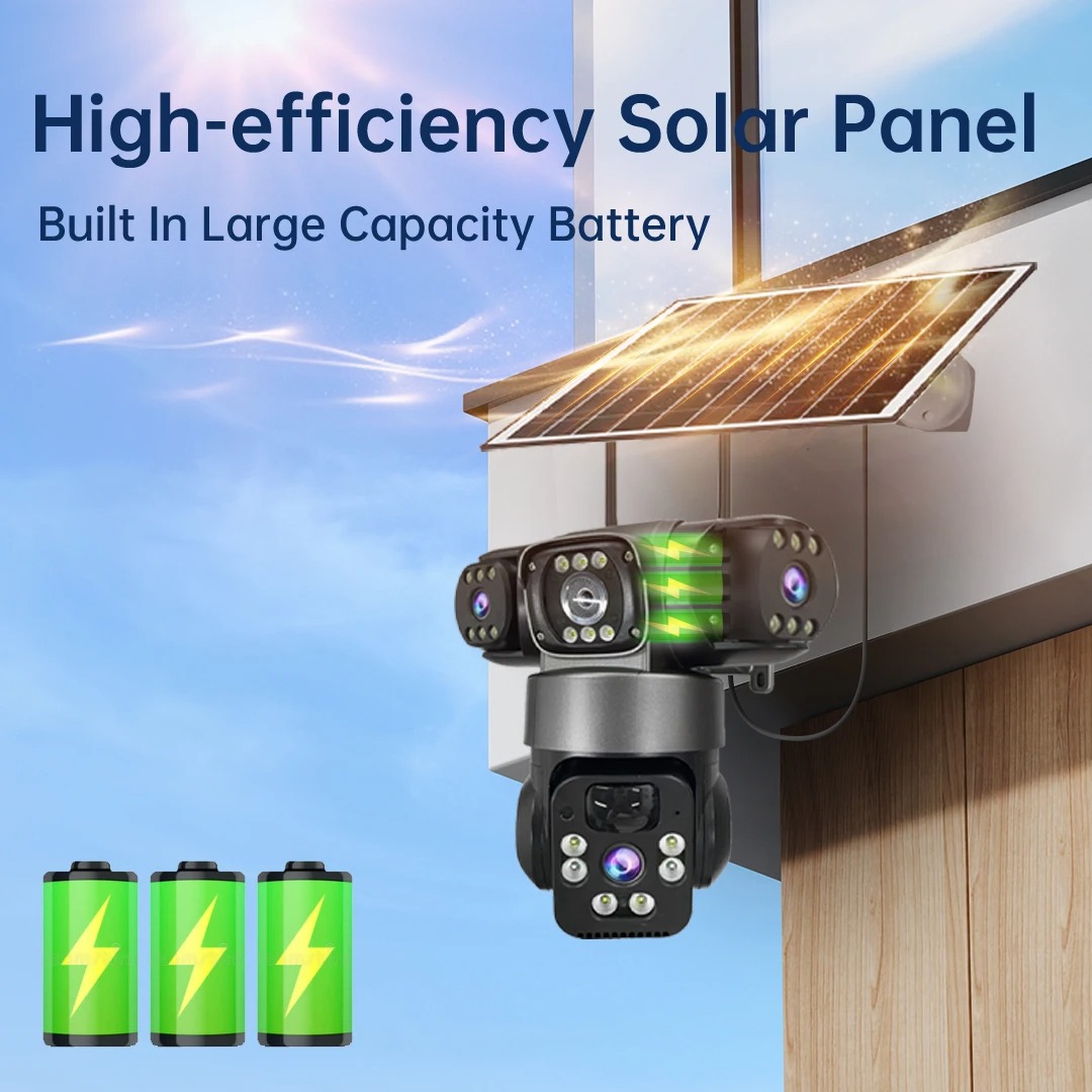 Caméra solaire 15MP V380 Pro p - Jinko Solar Panel Cheetah avis et prix