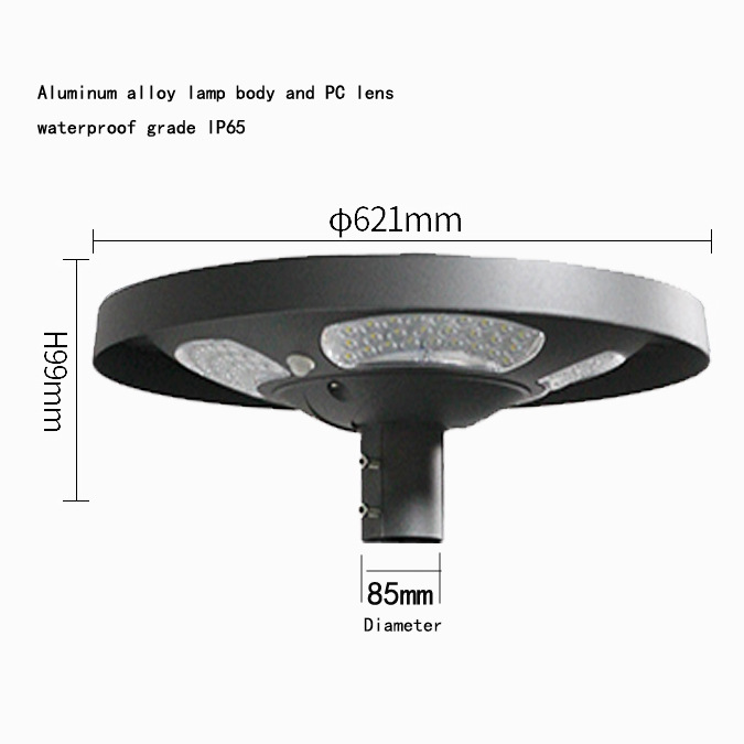 Lampe solaire LED UFO étanche  - Solar Street Light Led avis et prix